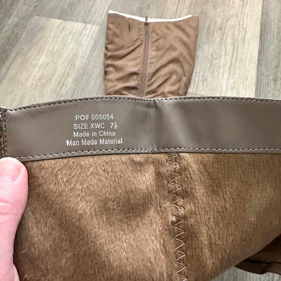 Journee Collection Women's Leeda Taupe Knee-High Boots XWC - Picture 6 of 9